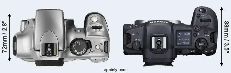 Compare 300D versus R5 top