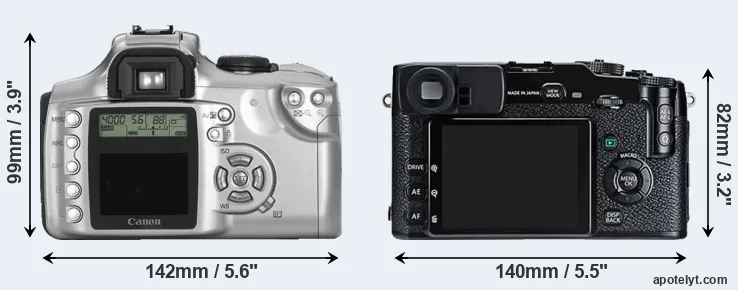 Comparison 300D or X-Pro1 rear