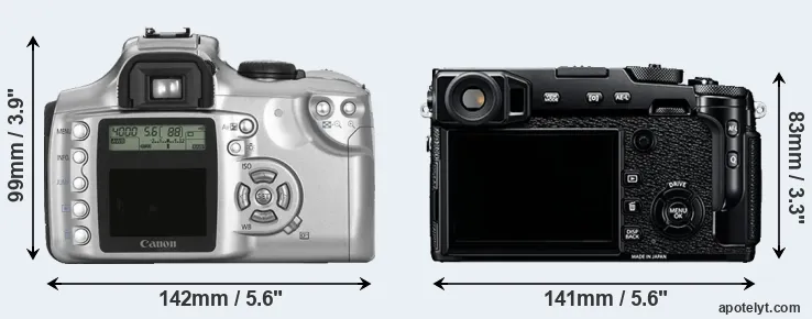 Comparison 300D or X-Pro2 rear