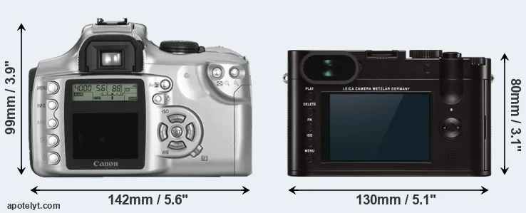 Comparison 300D or Q Typ 116 rear