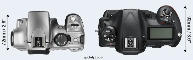 Compare 300D versus D5 top