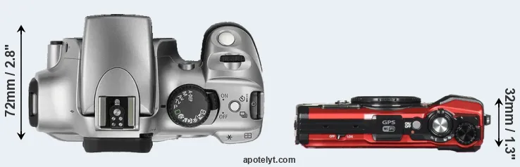 Compare 300D versus TG-5 top