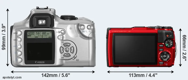 Comparison 300D or TG-6 rear