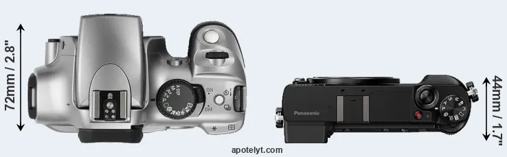 Compare 300D versus GX80 top
