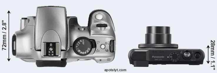 Compare 300D versus LF1 top