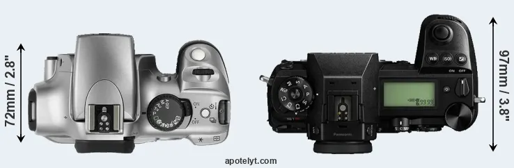 Compare 300D versus S1R top