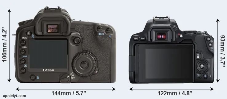 Comparison 30D or SL3 rear