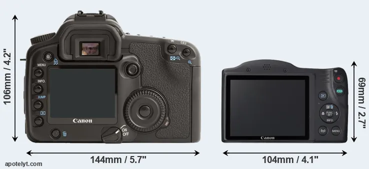 Comparison 30D or SX420 rear