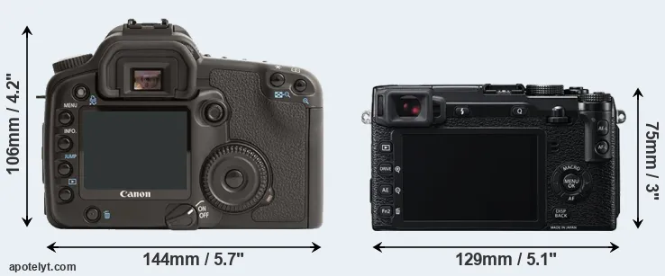 Comparison 30D or X-E2 rear