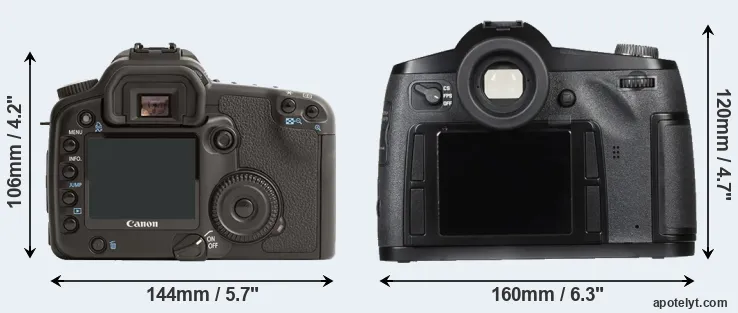 Comparison 30D or S Typ 007 rear