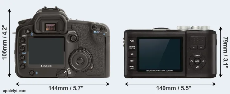 Comparison 30D or X-U Typ 113 rear