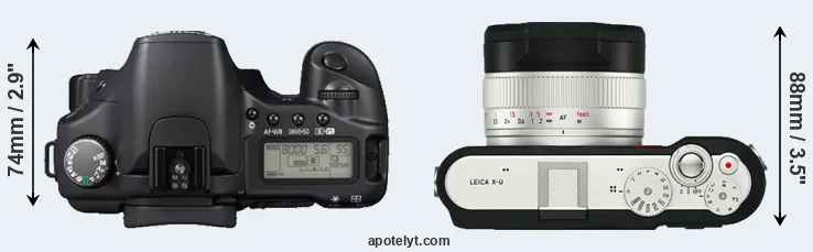 Compare 30D versus X-U Typ 113 top