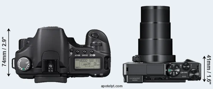 Compare 30D versus A1000 top