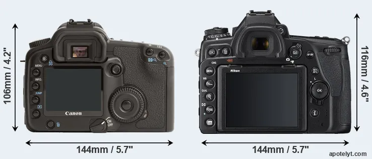 Comparison 30D or D780 rear