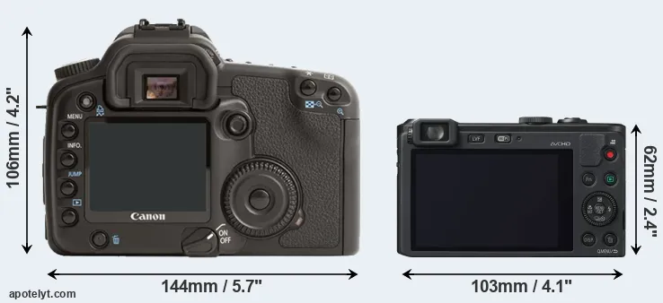 Comparison 30D or LF1 rear