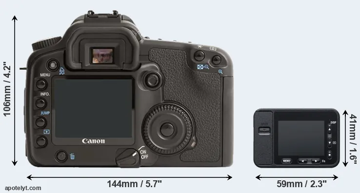 Comparison 30D or RX0 rear