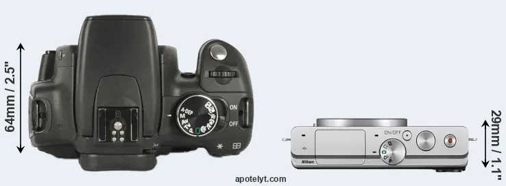 Compare 350D versus J4 top