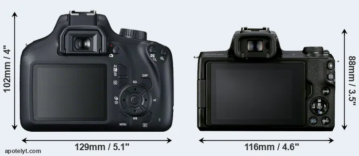Comparison 4000D or M50 Mark II rear