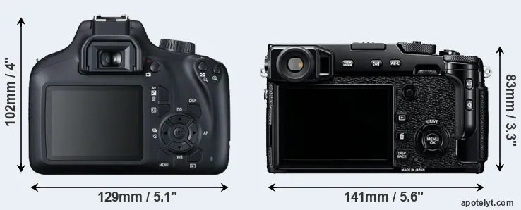 Comparison 4000D or X-Pro2 rear