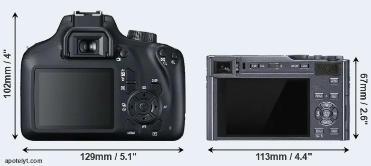 Comparison 4000D or C-LUX rear