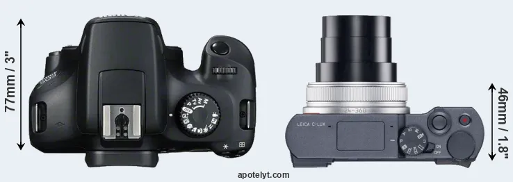 Compare 4000D versus C-LUX top