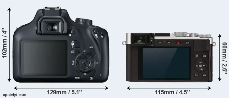Comparison 4000D or D-LUX 7 rear