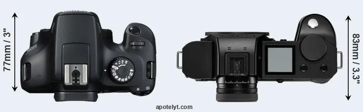 Compare 4000D versus Leica SL2-S top