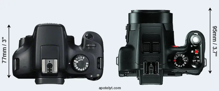 Compare 4000D versus V-LUX 3 top