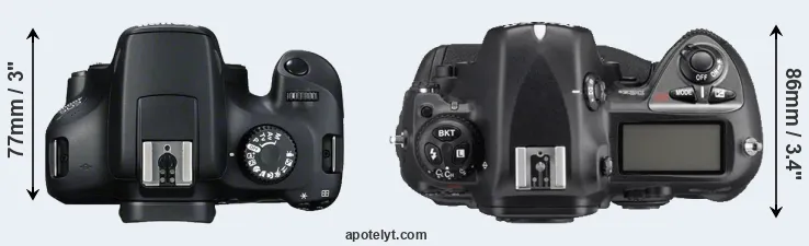Compare 4000D versus D2Xs top