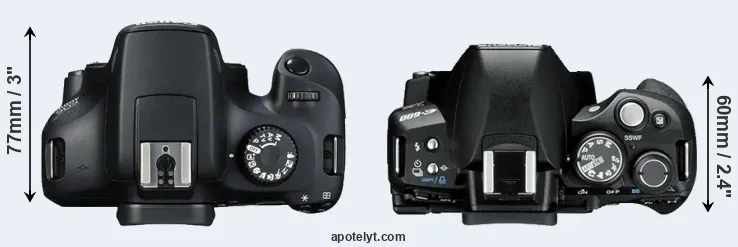 Compare 4000D versus E-600 top