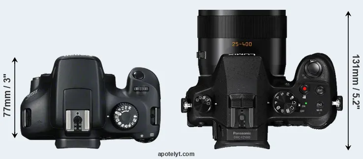 Compare 4000D versus FZ1000 top