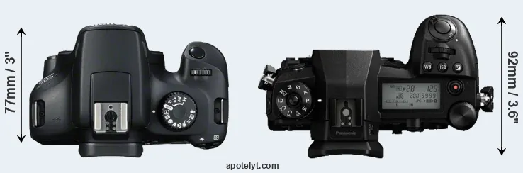 Compare 4000D versus G9 top