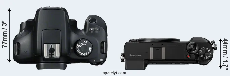 Compare 4000D versus GX80 top