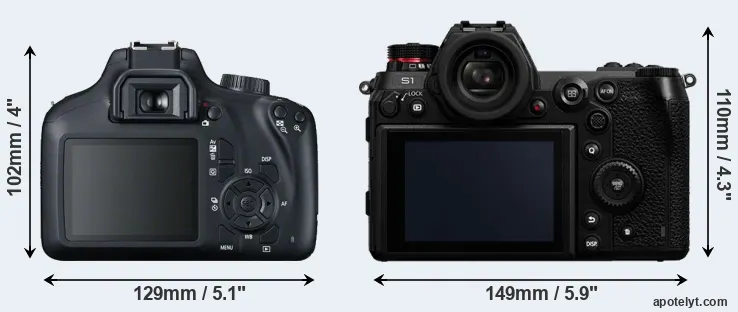 Comparison 4000D or S1 rear