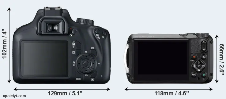 Comparison 4000D or WG-6 rear