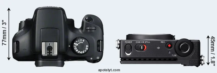 Compare 4000D versus fp L top