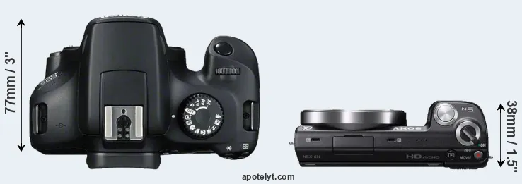 Compare 4000D versus NEX-5N top