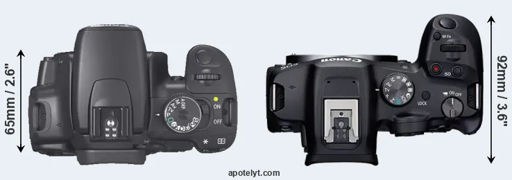 Compare 400D versus R7 top
