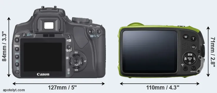 Comparison 400D or XP120 rear