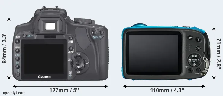 Comparison 400D or XP130 rear
