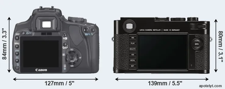 Comparison 400D or M Typ 262 rear