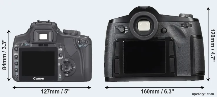 Comparison 400D or S Typ 007 rear
