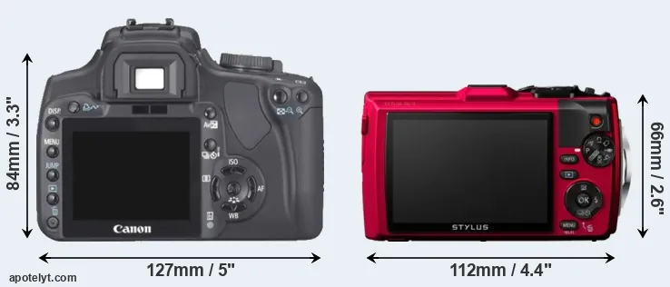 Comparison 400D or TG-4 rear