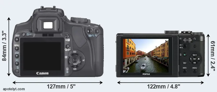 Comparison 400D or MX-1 rear
