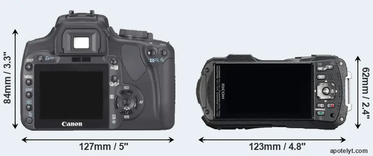 Comparison 400D or WG-60 rear