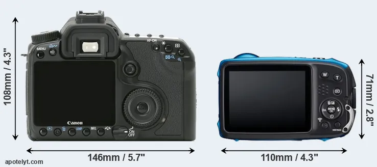 Comparison 40D or XP140 rear