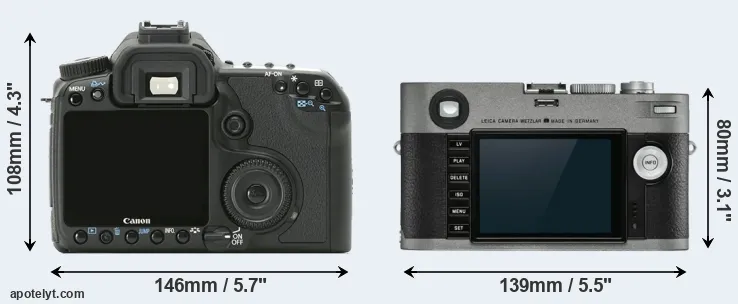 Comparison 40D or M-E Typ 240 rear