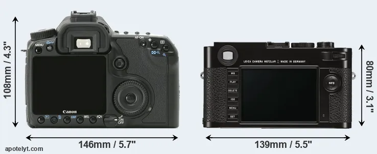 Comparison 40D or M Typ 262 rear