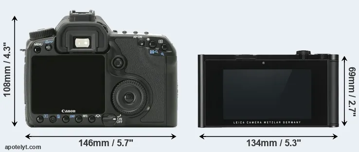 Comparison 40D or TL rear