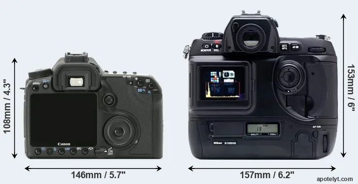 Comparison 40D or D1X rear